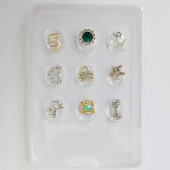 Dije aplique para decoracion de uñas x 1 unid en internet