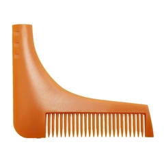 PEINE GUIA SIMPLE PARA BARBA NARANJA - B101