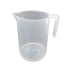 Jarrita medidora plastica con asa x 200 ml Petra (JM200)
