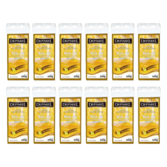 Kit 12 Cartuchos Cera Depilatoria Roll-on Depimiel