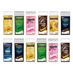 Kit 12 Cartuchos Cera Depilatoria Roll-on Depimiel - Distribuidora Melange