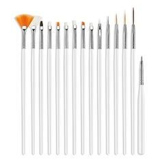 Kit pinceles para uñas x 15 unid en internet