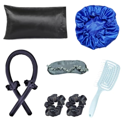 KIT 9 ART RASO FUNDA GORRO ANTIFAZ CEPILLO BANDA SCRUNCHIES - tienda online