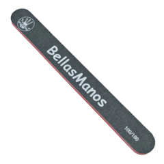 LIMA RECTA NEGRA BELLAS MANOS 100/180 - CALIDAD SUPERIOR