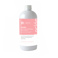 Loción Antibacterial Higiénica Libra Cosmética x 500 ml