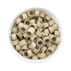 Microrings con silicona rubios x 500 unid - comprar online