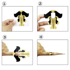 MOLDES STILETTO ROLLO X 300 UNID - tienda online