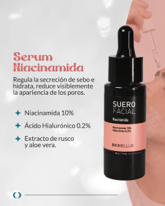 Kit Skincer Facial 50 Gr + Suero Serum Niacinamida Biobellus - comprar online