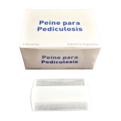 Peine fino para piojos caja x 36 unid
