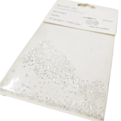 Piedras mini tipo cristales transparentes o iridiscentes - comprar online