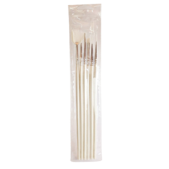 Kit pinceles decoracion uñas y gel x 6 unid