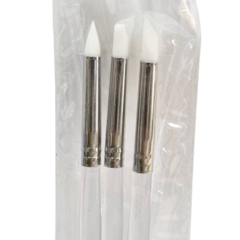 Pincel silicona simple con mango largo x 1 unid - Distribuidora Melange
