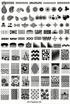 Placa plástica de stamping RECTANGULAR grande - comprar online