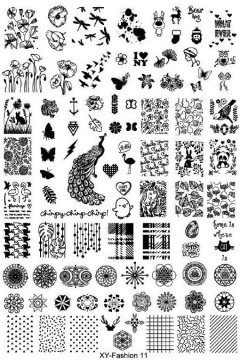 Placa plástica de stamping RECTANGULAR grande en internet