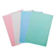 Placa plástica de stamping RECTANGULAR grande