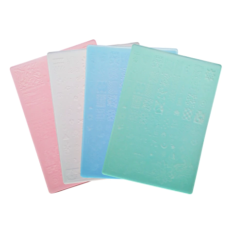 Placa plástica de stamping RECTANGULAR grande