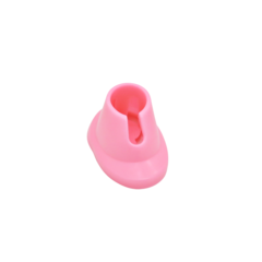 PORTA ESMALTE DE GOMA ROSA CON BASE PARA MESA en internet