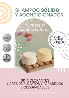 SHAMPOO SOLIDO CABELLO GRASO ANTICASPA X 60 GR SENTIDA BOTANICA - comprar online