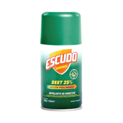 Repelente de mosquitos accion prolongada deet 25% aerosol Escudo x 170 ml