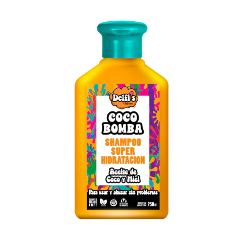 Shampoo Coco y Miel COCO BOMBA Delfi´s Bellissima x 250 ml