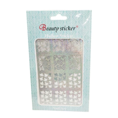Stencil holograma grande para uñas - Distribuidora Melange