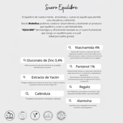 Suero Facial Equilibre x 30 ml Biobellus - comprar online