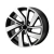 LLANTA VW FOX DIAMANTADO Y NEGRO 15X 5X100 DEPORTIVO ALEACION
