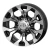 LLANTA EB USW6 16X7 5X139.7 DIAMANTADO Y NEGRO