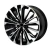 LLANTA TOYOTA COROLLA 17X7 5X100 DIAMANTADO Y NEGRO