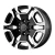 LLANTA TOYOTA HILUX 18X7 6X139.7 DIAMANTADO Y NEGRO