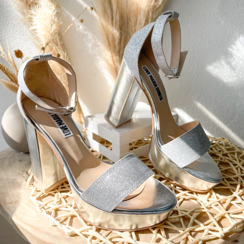 Malika Lurex y Cuero - comprar online