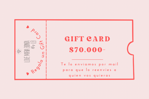 Gift Card por $70.000-