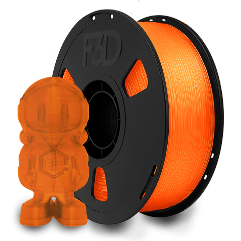 Filamento PLA Premium Laranja Translúcido - comprar online