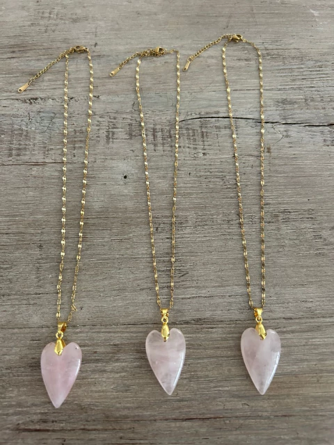 Collar Heart Quartz
