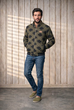 SACO BOMBER EBANO - comprar online