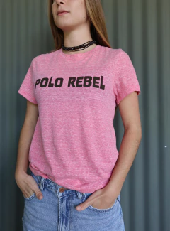 Remera Polo Rebel Rosa - comprar online