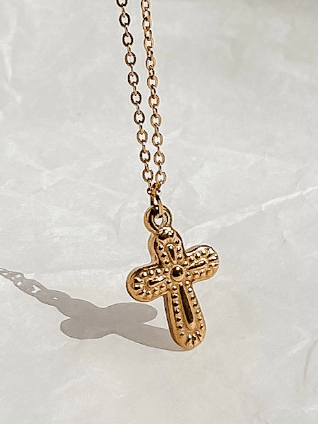 COLLAR CROSS GOLD