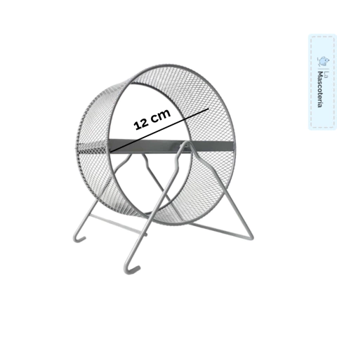 Rueda de metal p/ hamsters