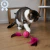 Pelota con sonajero y plumas para gatos - tienda online