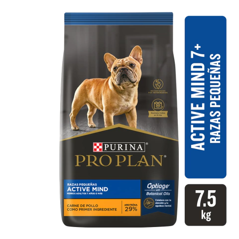 Pro Plan Perros + 7 años Active Mind Razas Pequeñas
