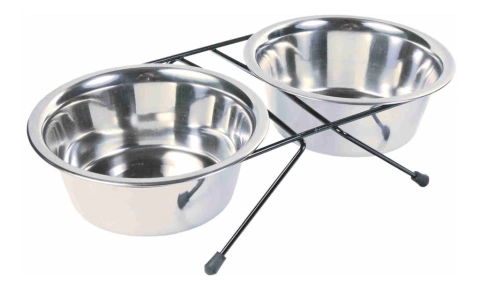 Set Comederos Acero Inoxidable 2 X 0,2 Lts