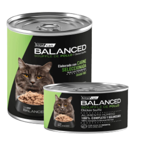 Lata Balanced Soufflé Gatos Castrados Merluza/Pollo en internet