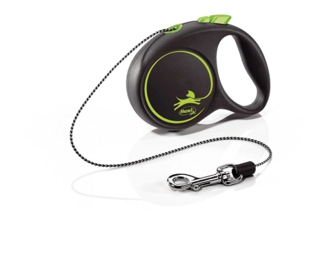 Correa Extensible Flexi Black/verde Design Xs Cordón 3 M