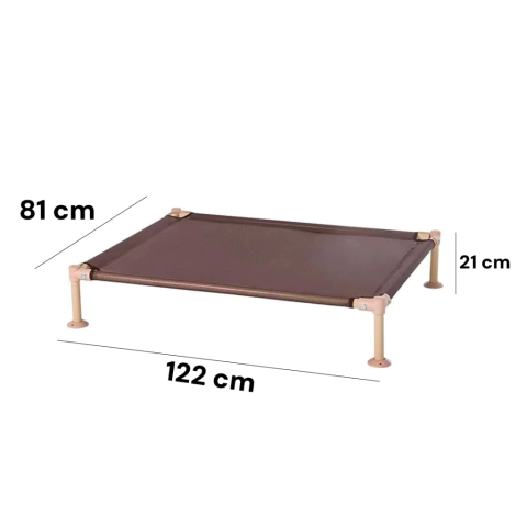 Imagen de Cama en altura mallada para perros
