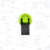 Correa Extensible Flexi Black/verde Design S Cordón 5 M - comprar online