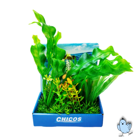 Plantas plásticas conjunto 15cm