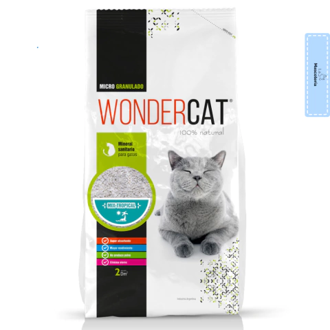 Arena sanitaria microgranulado Wondercat x 2dm3 en internet