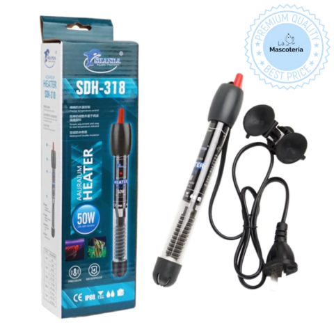 Calefactor sumergible para acuarios tropicales Shanda - comprar online