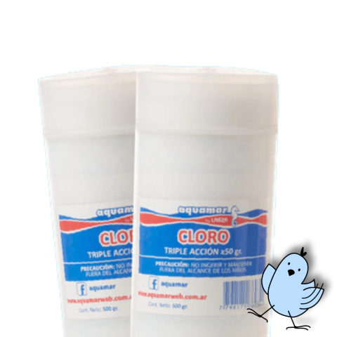 Cloro en pastilla triple acción x 5 pastillas de 200 grs