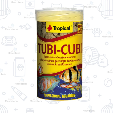 Tubi Cubi Tubifex Liofilizado Tropical